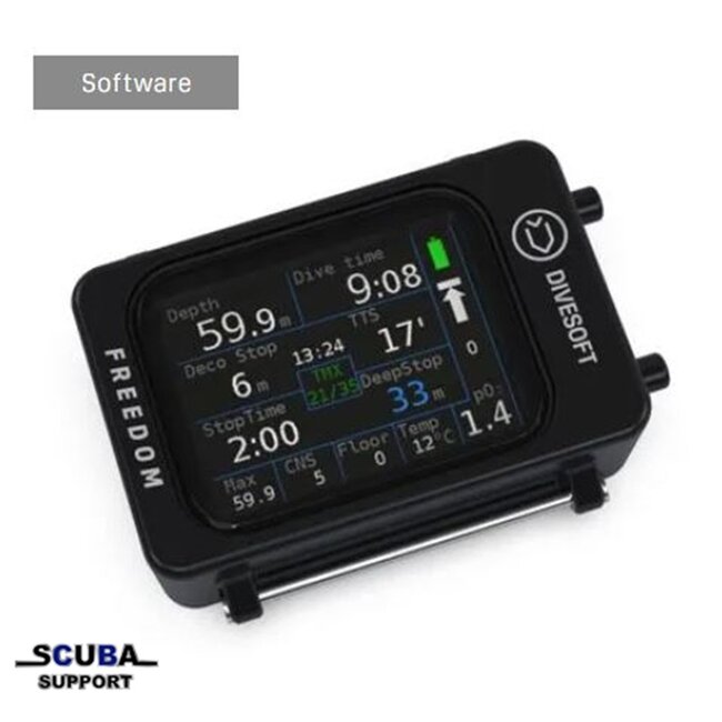 Divesoft Freedom Advanced Bottom Timer to Full Trimix