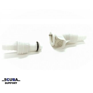Dive Elements Quick disconnect for p-valve en She-P (SET)