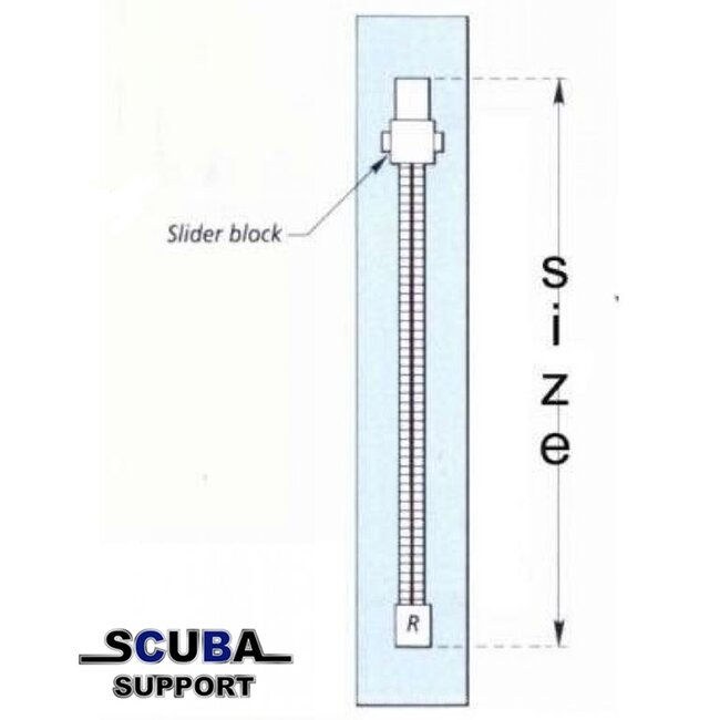 BDM Dry zipper Medium duty BDM