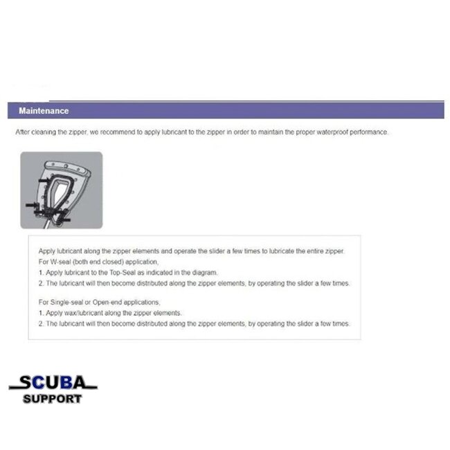 Santi Tech Zip stick voor YKK master seal en TiZip