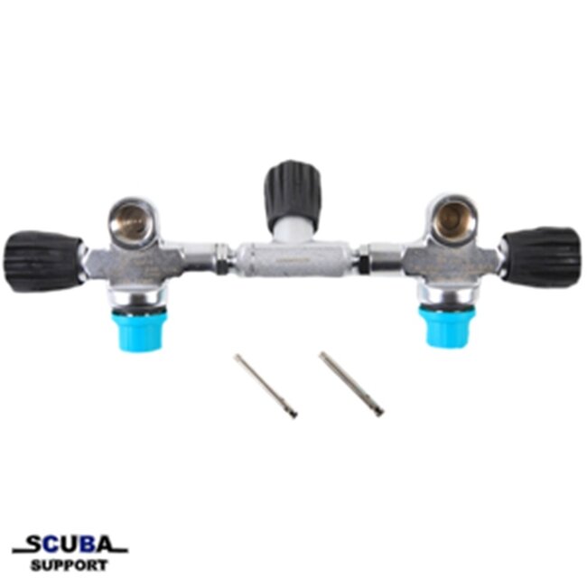 DirZone Manifold Complete M25x2 2xG5/8 mat chroom