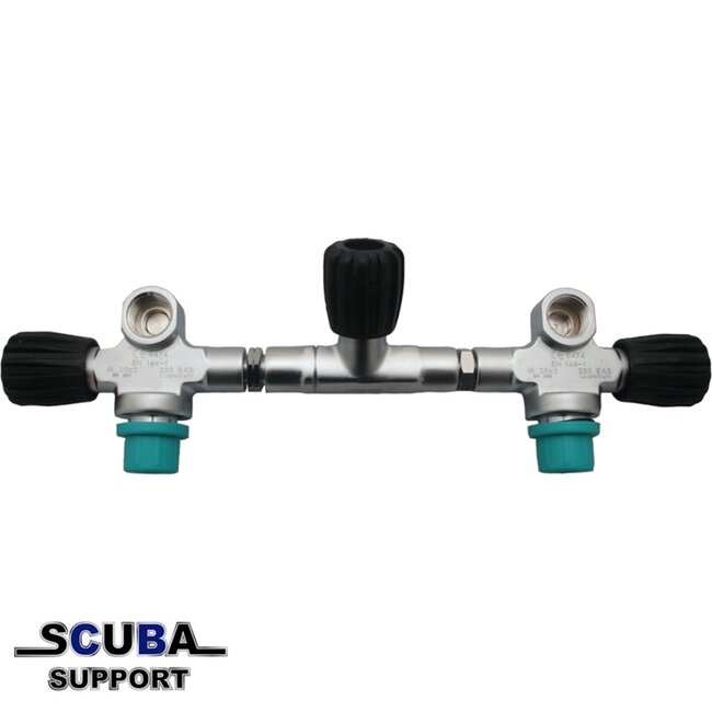 DirZone Manifold Complete M25x2 2xG5/8 matt chrome