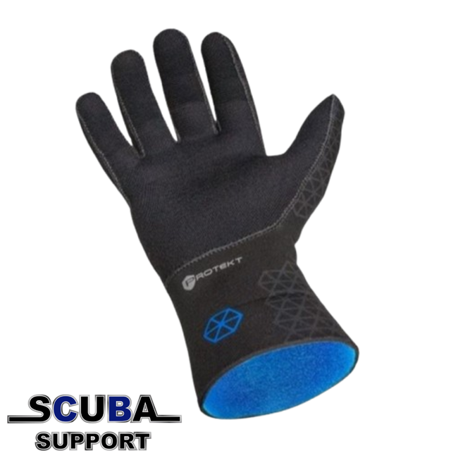 Bare 5mm S-Flex Handschoen Zwart