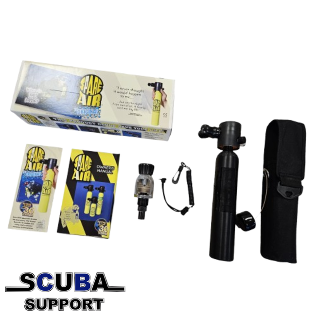 SpareAir Spare Air 300 set with fill adapter Black - OCCASION