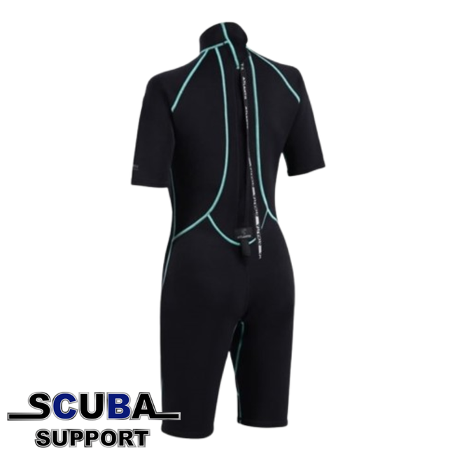 Atlantis 2mm Adventure Shorty Black/Turquoise Women