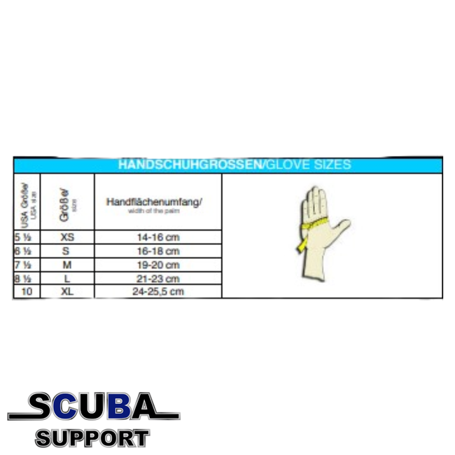 Camaro Seamless Bonding 5mm Diving gloves