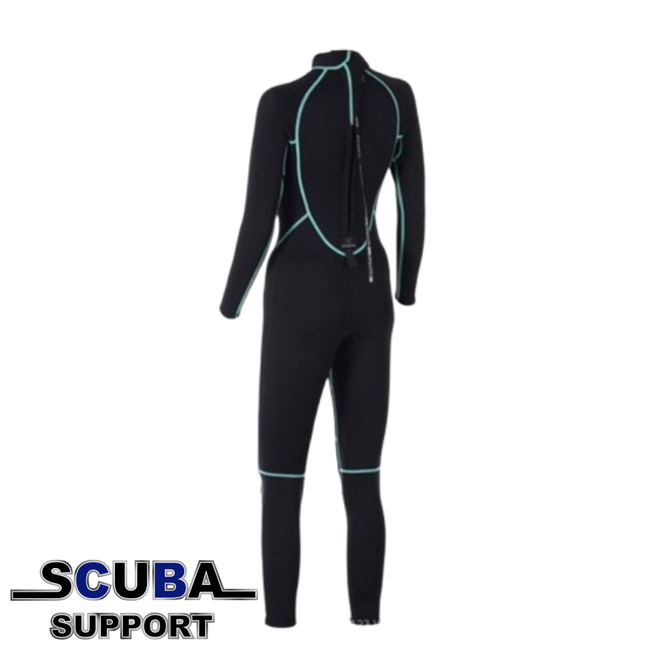 Atlantis 3/2mm Adventure Full Black/Turquoise Women