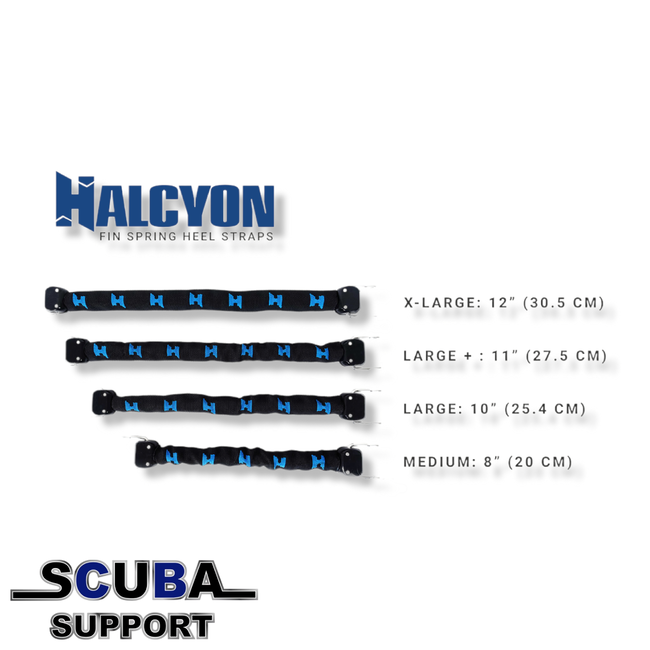 Halcyon Spring Heels for Jetfin-style Fins / Springstraps