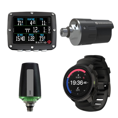 Dive computers and transmitters