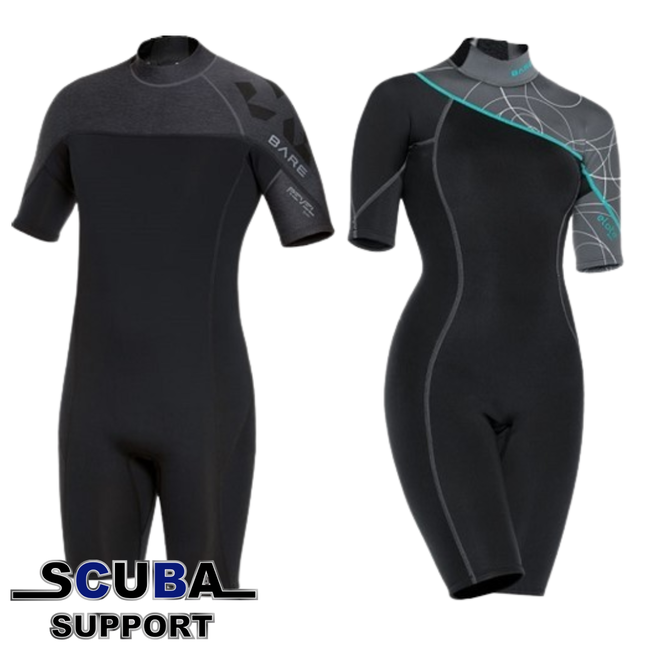 Bare 2mm Revel & Elate Shorty Grey