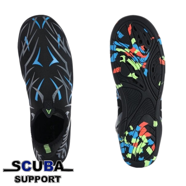 Atlantis Happy Feet Black/Blue Waterschoen