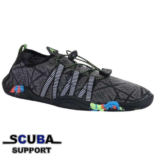 Atlantis Happy Feet Lace Black/Green Waterschoen