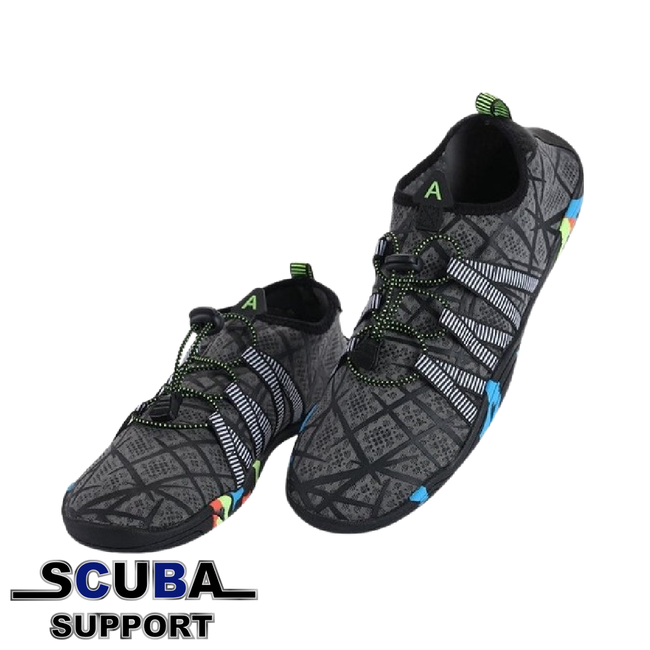 Atlantis Happy Feet Lace Black/Green Waterschoen