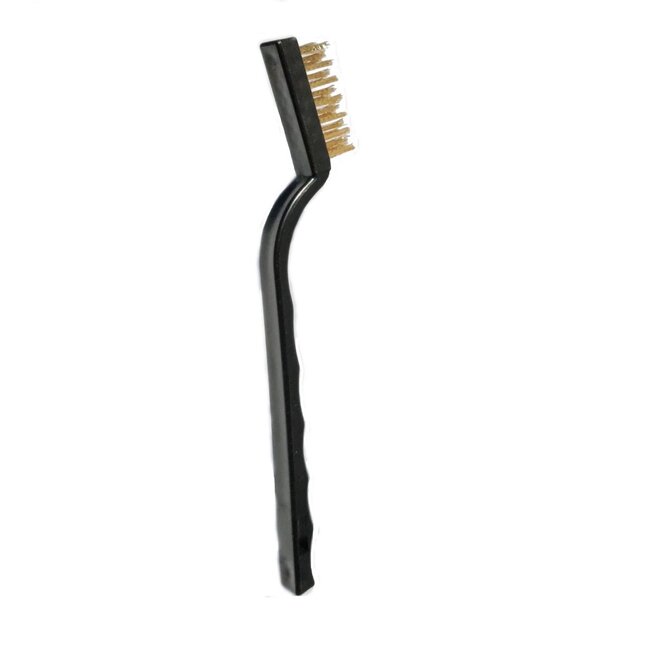 Scuba Support Brass cleaning brush with plastic grip
