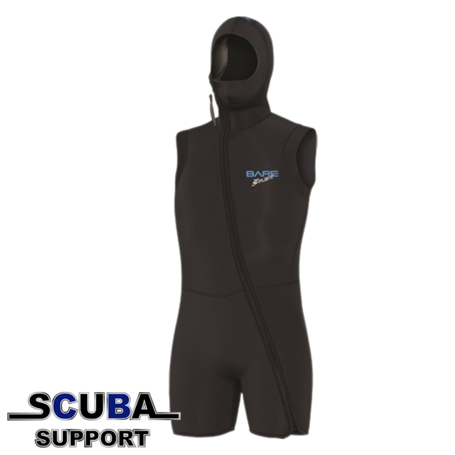 Bare 7mm Step-IN S-Flek/Nixie Hooded Vest Black