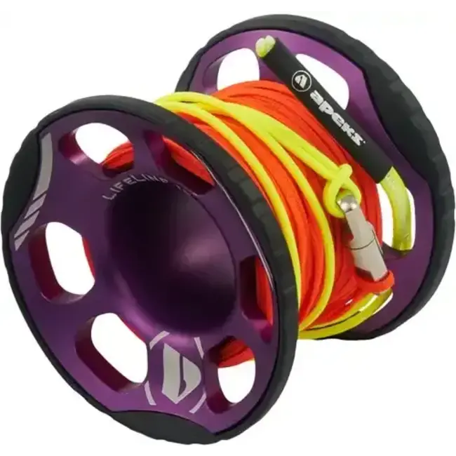Apeks Lifeline Spool - 15M - Aluminium