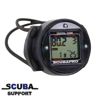 Scubapro Digital 330M Bottom Timer with bungee mount