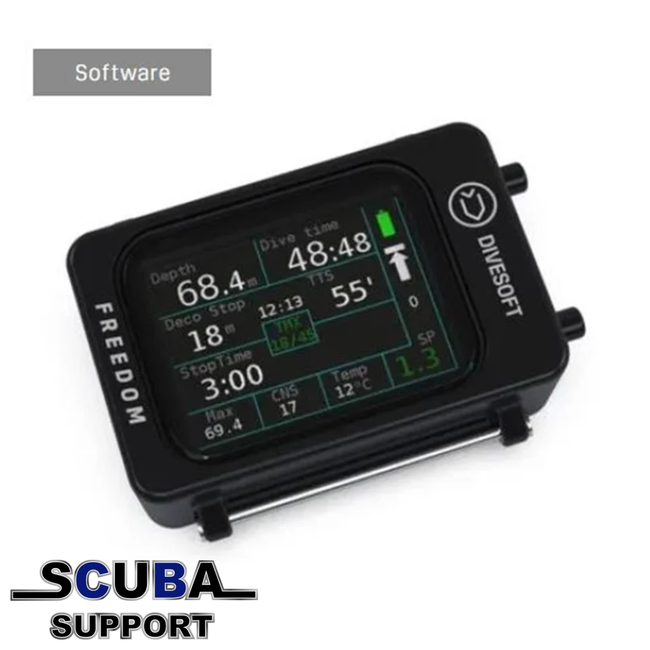 Divesoft Freedom Advanced Nitrox to Closed Circuit (without cable)