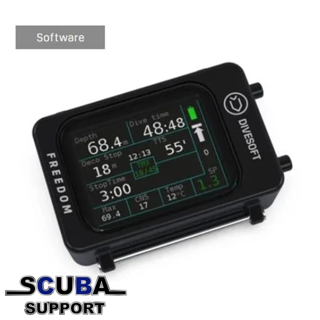Divesoft Freedom Advanced Bottom Timer to Closed Circuit (without cable)