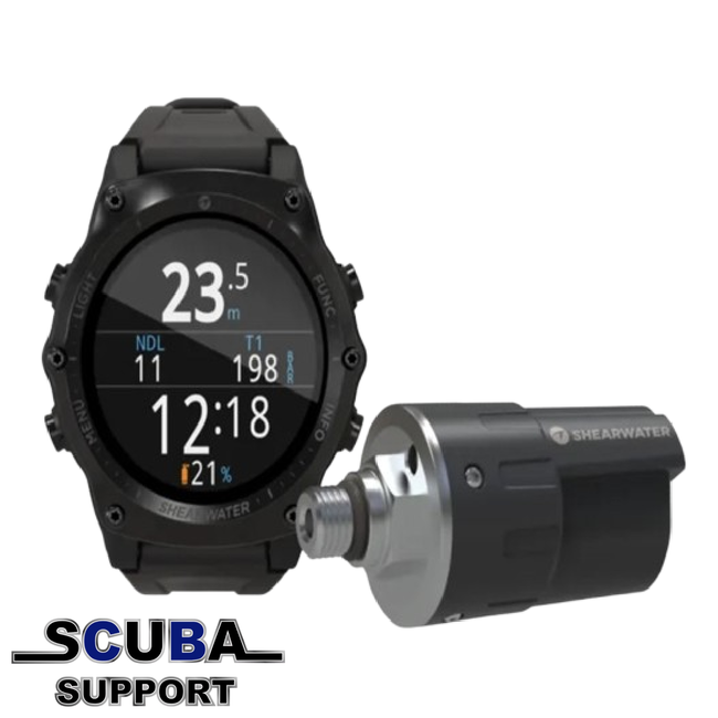 Shearwater Teric dive computer with Swift Transmitter