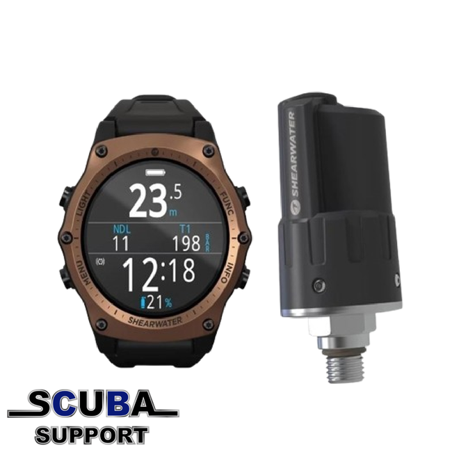 Shearwater Teric Duikcomputer met Swift Zender