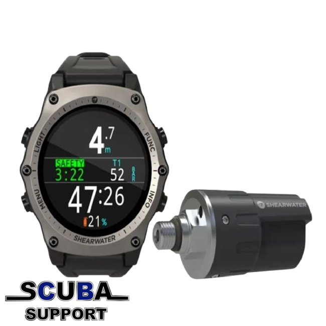 Shearwater Teric dive computer with Swift Transmitter