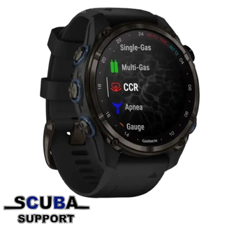 Garmin Descent Mk3i Siliconen Band Black 43mm Wrist computer