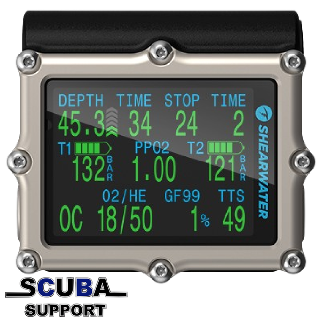 Shearwater Petrel 3 Monitor Ak  4-Pin Dive computer