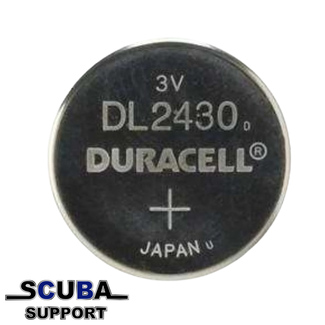 Duracell Battery CR2430 for dive computer Duracell