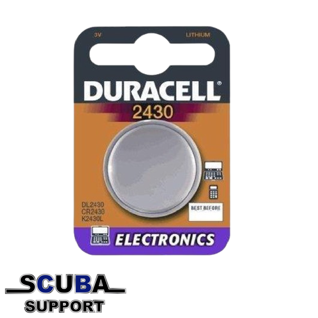 Duracell Batterij CR2430 voor duikcomputer