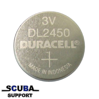 Duracell Battery CR2450 for dive computer Duracell