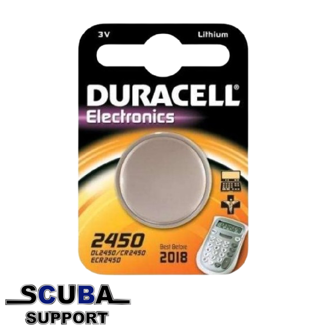 Duracell Battery CR2450 for dive computer Duracell
