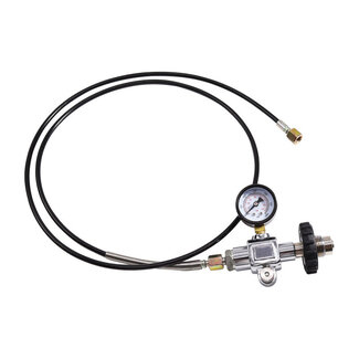 Scuba Support Compressor fill connection Din 200/300 hose with presssure gauge