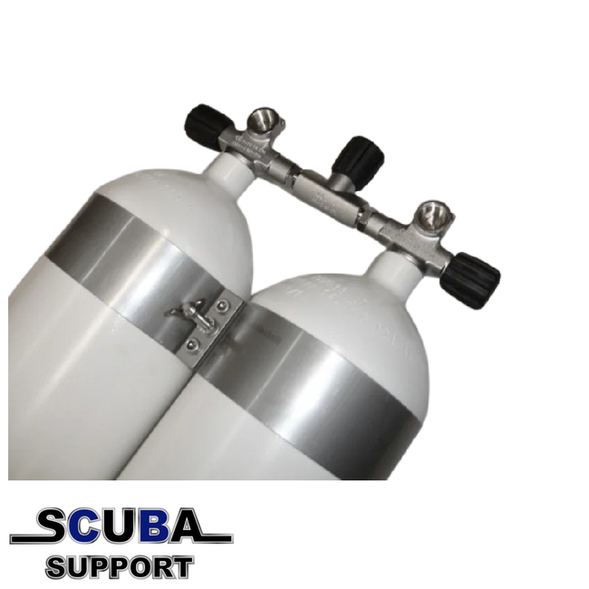 Heser Tauchtechnik Tankbanden voor Dubbelset D10/D12