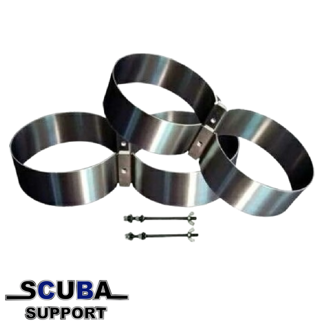 V4Tec Dubbelset bandenstel voor dubbel 10L en 12L lang (V4TEC)