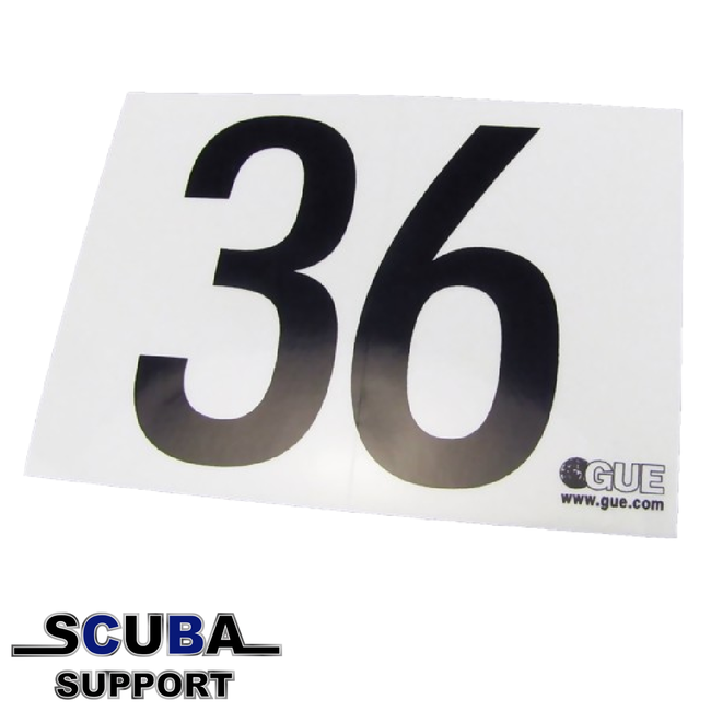 GUE GUE MOD Decal, each: 36