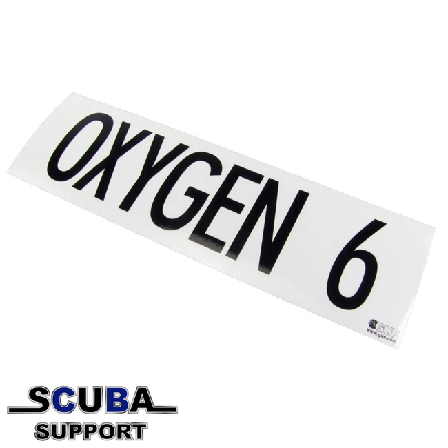 GUE GUE MOD Decal, each: Oxygen 6