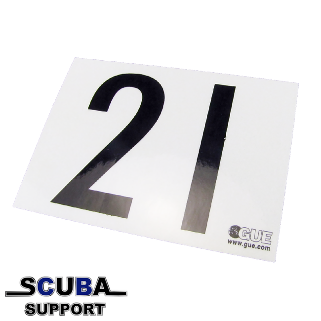 GUE GUE MOD Decal, each: 21