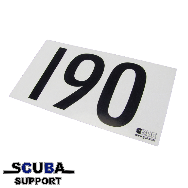 GUE GUE MOD Decal, each: 190