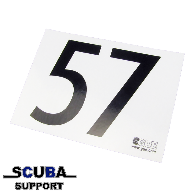 GUE GUE MOD Decal, each: 57