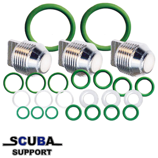 Beaver Tank valve service kit, nitrox, for twin mainfold service kit