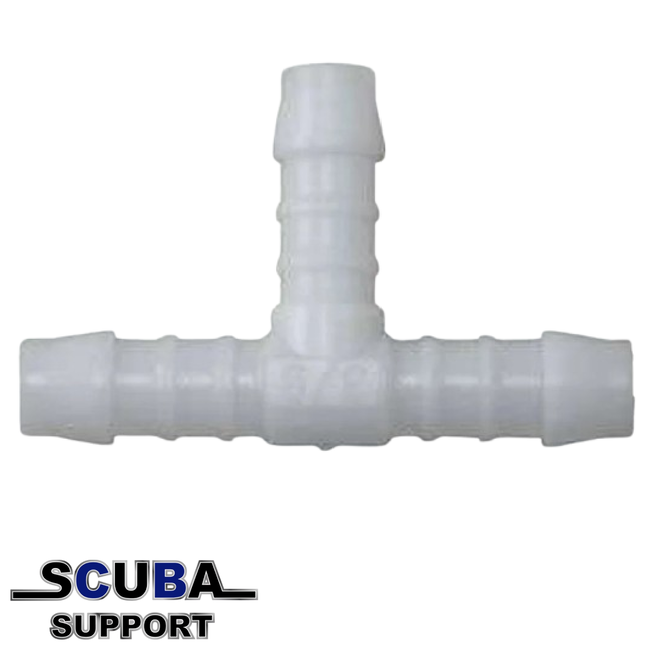 Dive Elements T-stuk 8mm voor p-valve