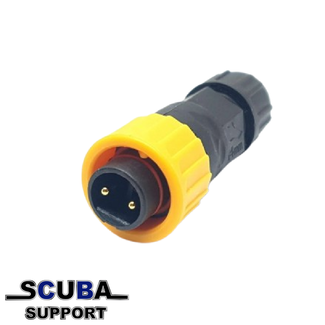 Santi 4D Heating system connector Male (Yellow)