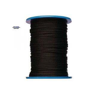 Scuba Support Line Nylon 100 mtr / 5 mm black for stage rigging