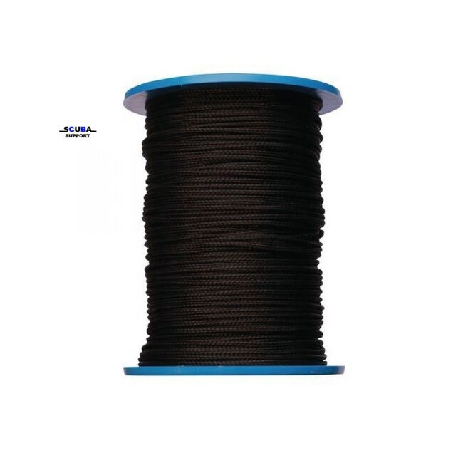 Scuba Support Line Nylon 100 mtr / 5 mm black for stage rigging