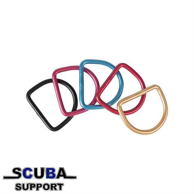 Scuba Support Colored D-ring