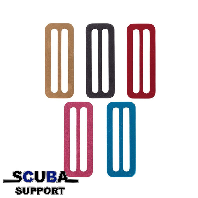 Scuba Support Gekleurde loodstopper Alu