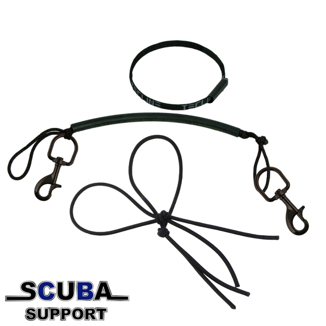 Tecline Stage rigging kit, bolt snaps 120mm, bungee cord