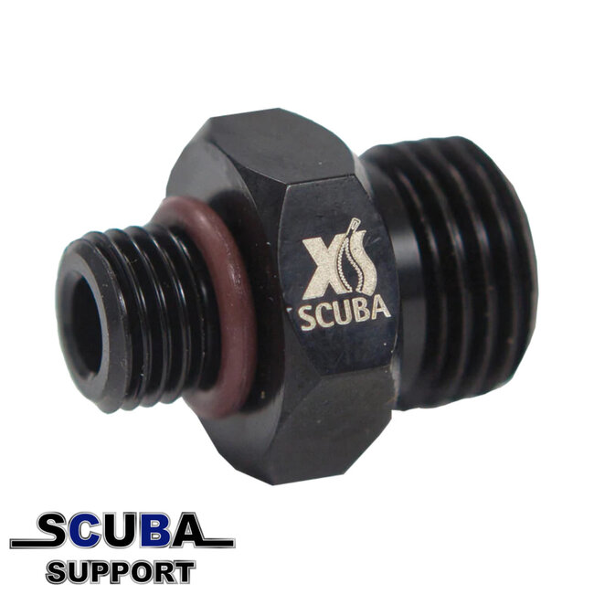XS Scuba Middendruk slang Male to Male Adapter