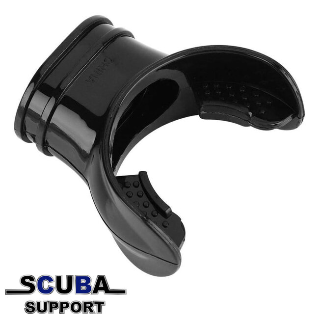 Scuba Support Silicone Mouthpiece Black